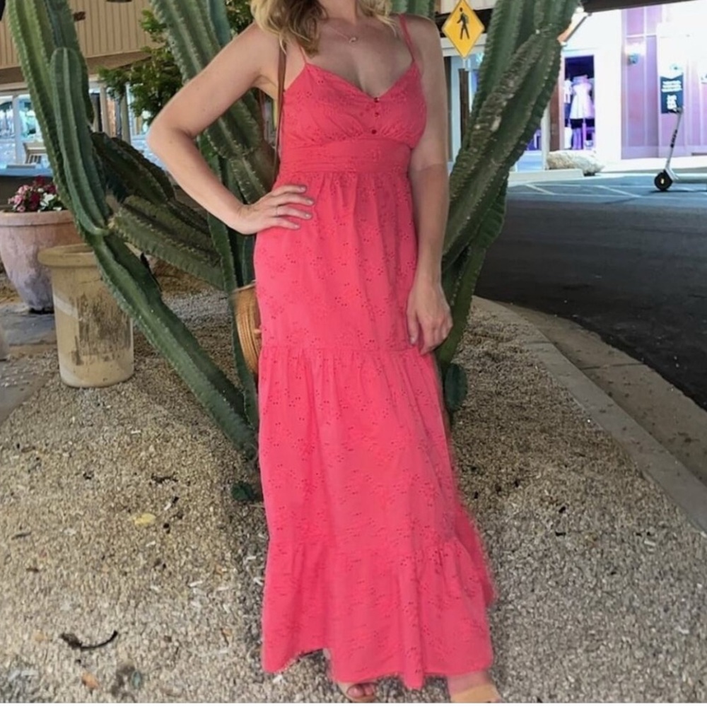 Koko + Mason Chic Fuchsia Maxi Dress size small - Picture 2 of 8